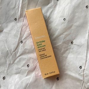 Glossier Balm Dotcom *NEW* *NEVER USED* *ORIGINAL OLD FORMULA* birthday flavour